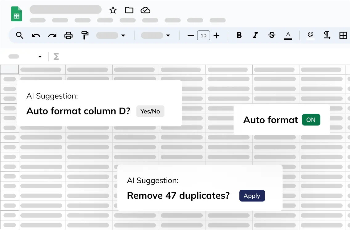 AI-assisted Data Preparation workflow